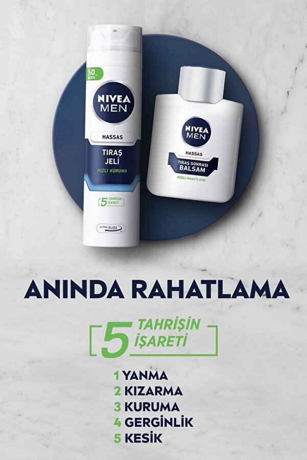 Men Hassas Tıraş Sonrası Balsam 100ml, Hassas Ciltler,alkolsüz Formül, Hızlı Emilir_3