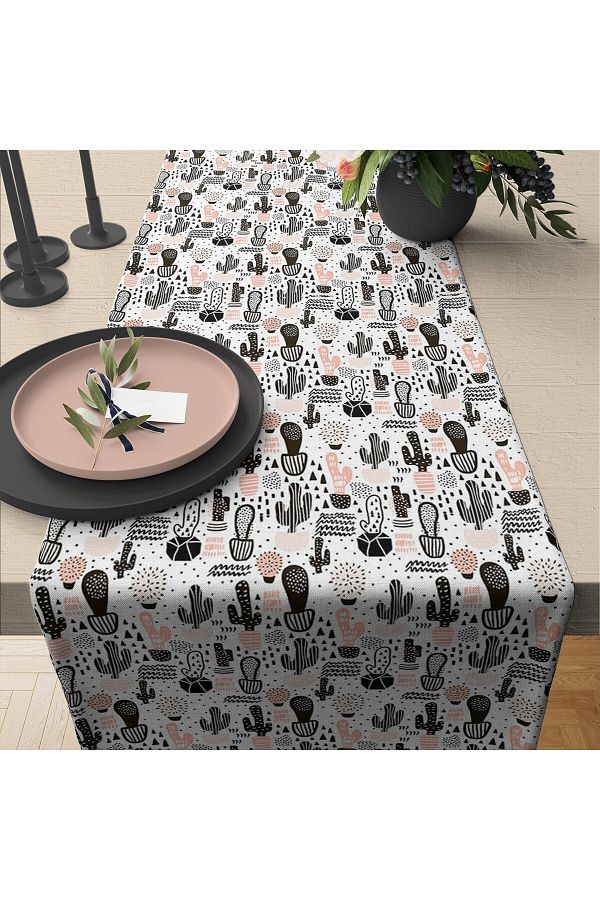 Kaktüs Soft Desenli 50x140 Cm Runner