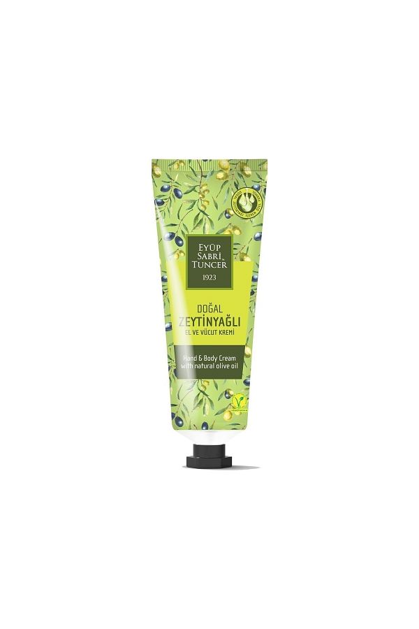 Doğal Zeytinyağlı El ve Vücut Kremi 50 ml Tüp (30 Çap)