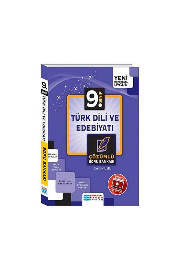9. Sınıf Türk Dili Ve Edebiyatı Video Çözümlü Soru Bankası