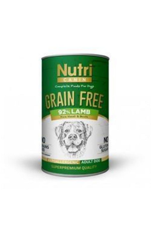 Nutri Canin Tahılsız Kuzulu Köpek Konservesi 400 gr