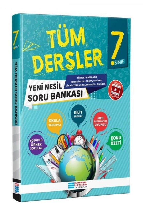 7. Sınıf Tüm Dersler Yeni Nesil Soru Bankası Evrensel Iletişim Yayınları