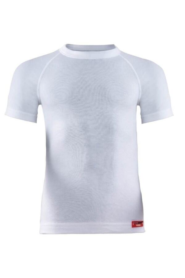 Unisex Çocuk Termal T-shirt 9267-beyaz