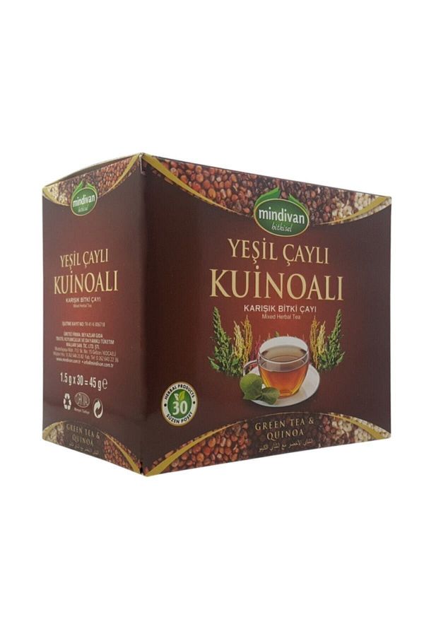 Yeşil Çaylı Kinoa Karışık Bitki Çayı 30 Süzen Poşet
