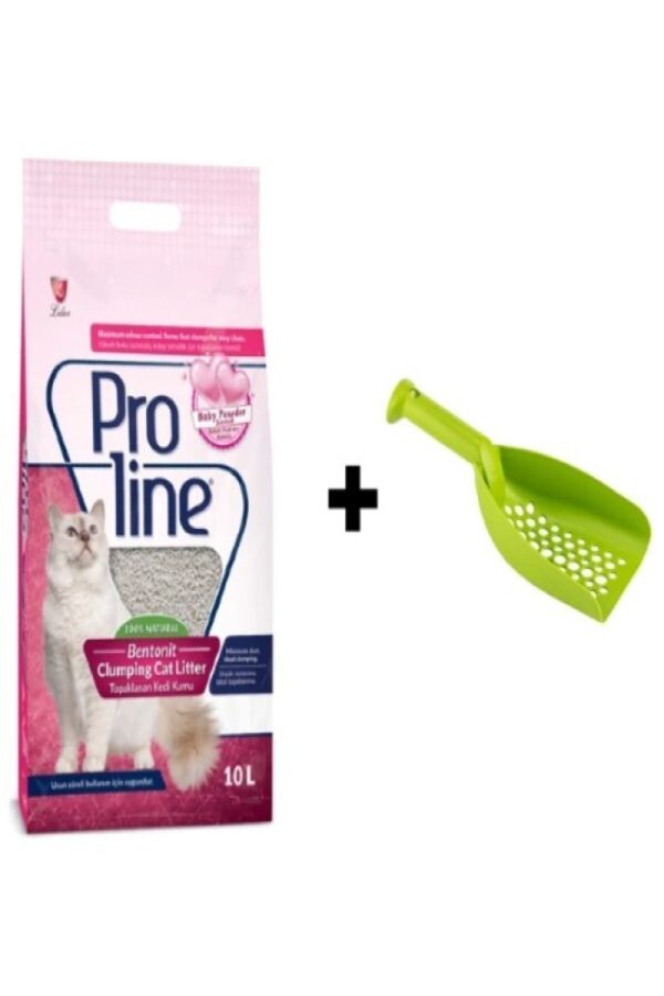 Proline Bebek Pudralı Kedi Kumu + Kürek