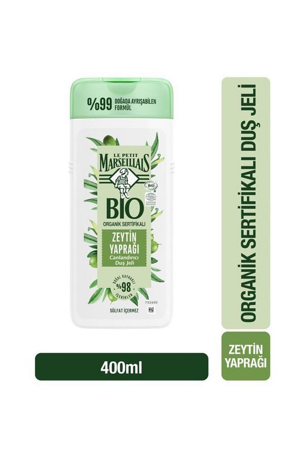 Bıo Organik Sertifikalı Zeytin Yaprağı Duş Jeli 400 ml