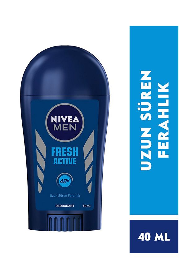 Men Erkek Stick Deodorant Fresh Active 48 Saat Deodorant Koruması, 40ml