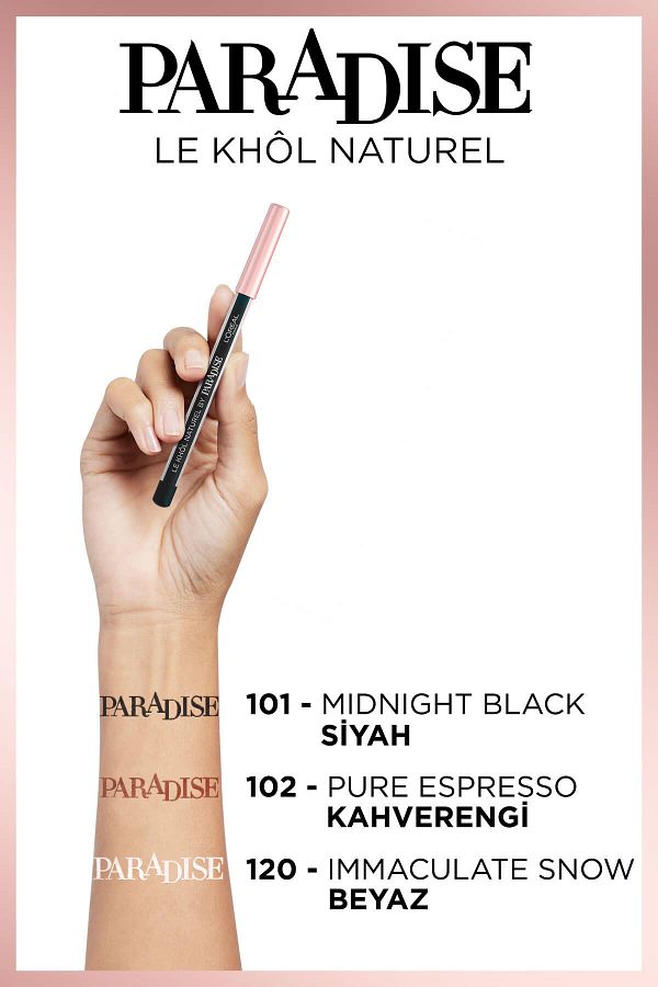 Kahverengi Göz Kalemi - L'oréal Paris Paradise Le Khol Göz Kalemi 102 Pure Espresso_5