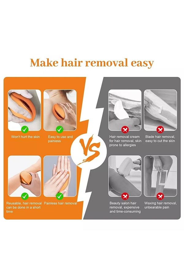 Crystal Eraser Hair Remover Epilasyon Aleti Tüy Dökücü Gold_4