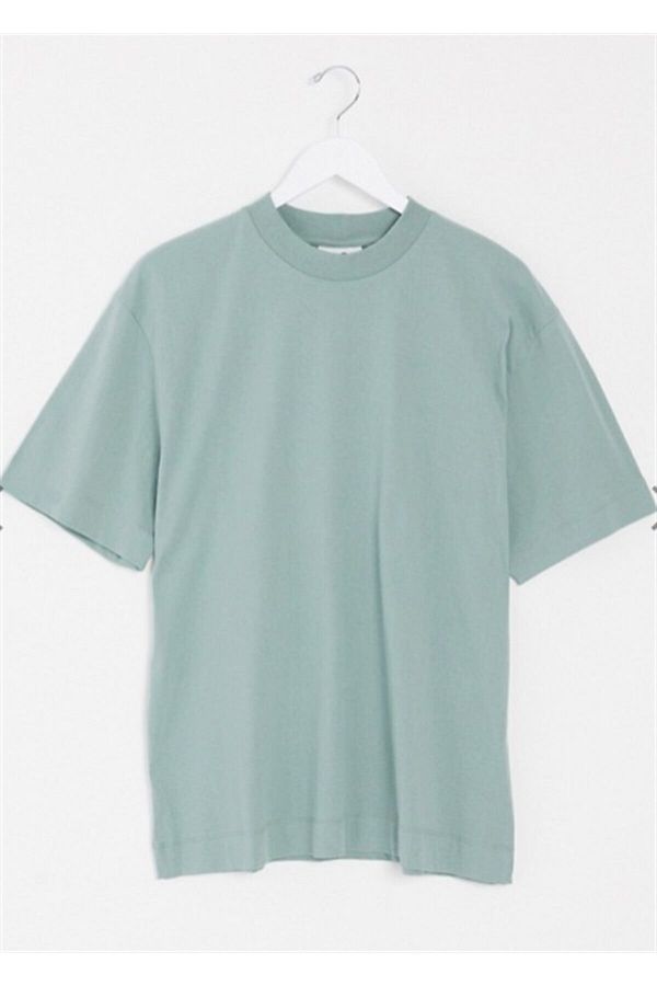 Asos Unisex Oversize Basic T Shirt Mint Yeşili