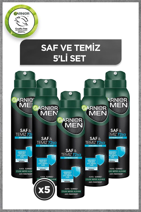 5'li Men Saf Ve Temiz Aerosol Seti