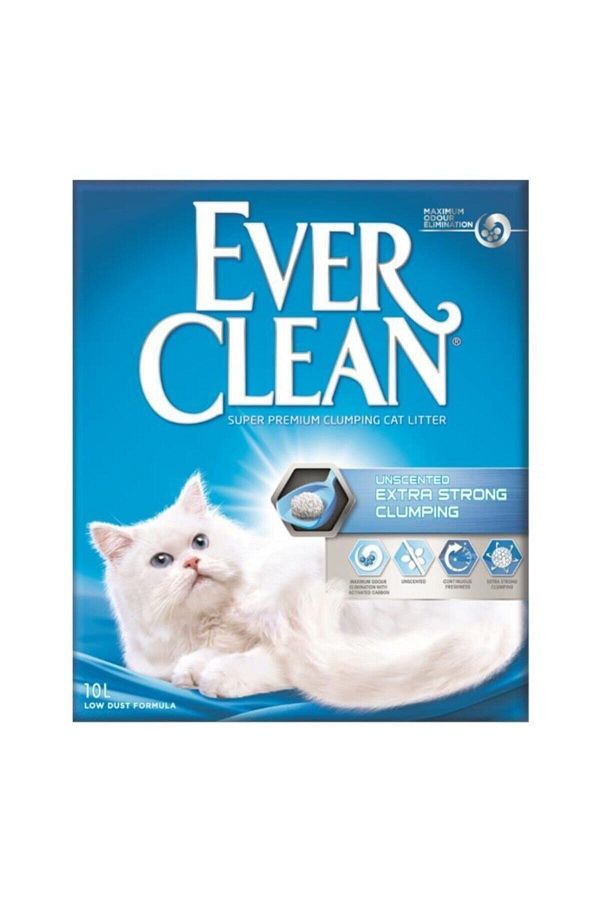 Ekstra Güçlü Topaklanan Kokusuz Kedi Kumu 10lt