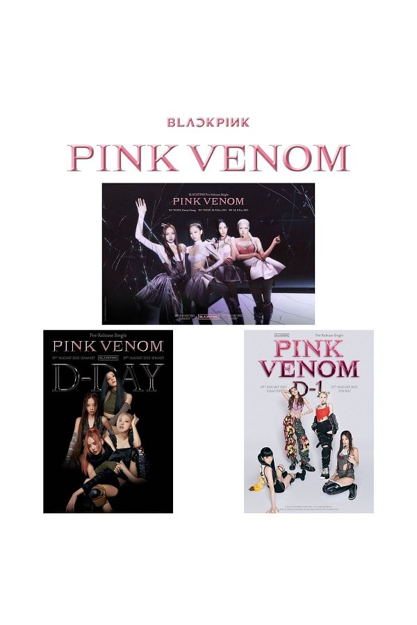 Blackpınk '' Pink Venom '' Grup Poster Set