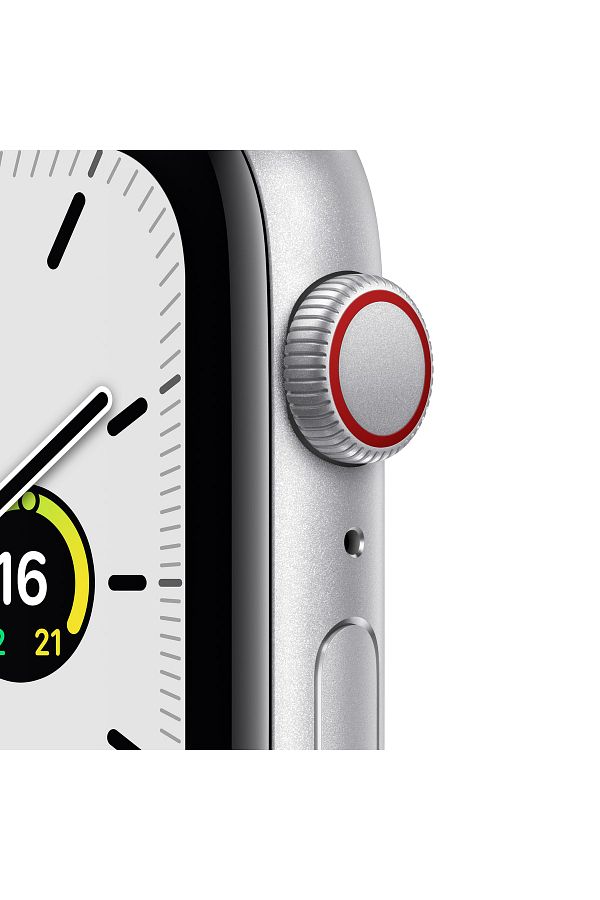 Apple Watch Se Gps + Cellular, 40mm Silver Aluminium Case With Abyss Blue Sport Band - Regular - Görsel 2
