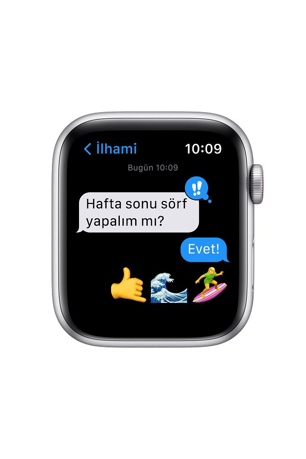 Apple Watch Se Gps + Cellular, 40mm Silver Aluminium Case With Abyss Blue Sport Band - Regular - Görsel 6