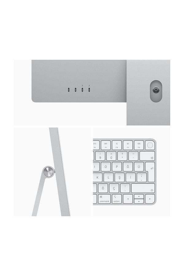 Apple Imac 24" M1 8c Gpu 8gb 512gb Ssd 4.5k Retina Gümüş - Görsel 3