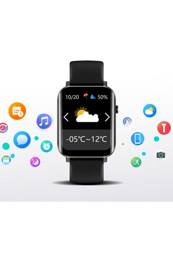 Xiaomi Kkj Smart Watch Black kkj smart watch black - Görsel 4