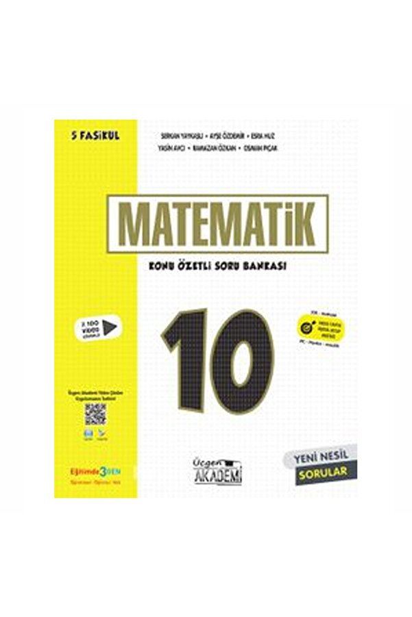 10. Sınıf Matematik Konu Özetli Soru Bankası 5 Fasikül Selvi Kitap Evi