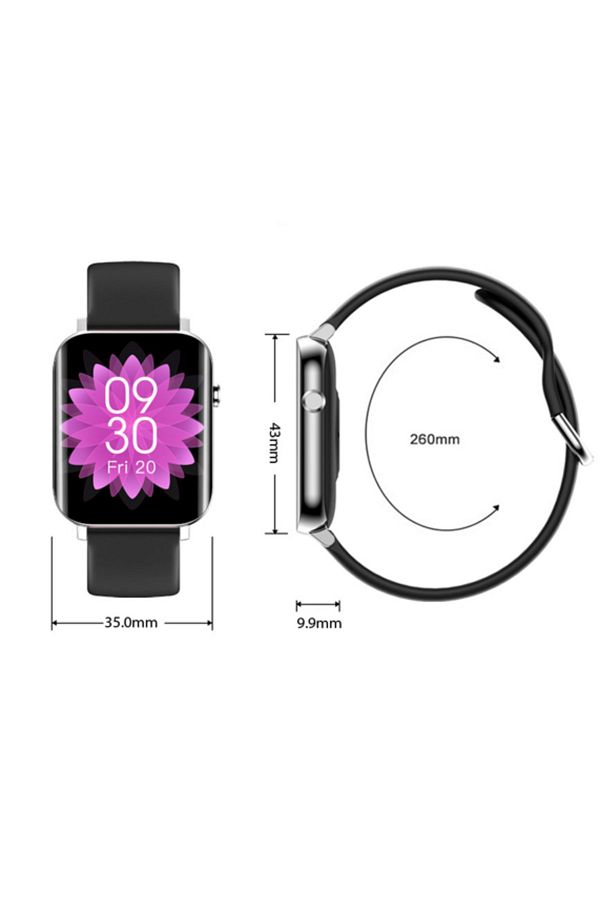 Xiaomi Kkj Smart Watch Black kkj smart watch black - Görsel 3