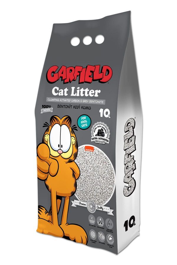 Aktif Karbonlu Bentonit Kedi Kumu 10l