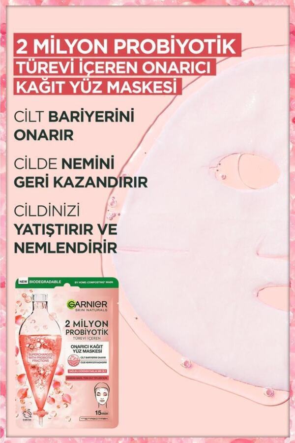 2 Milyon Probiyotik Türevi Içeren Onarıcı Kağıt Yüz Maskesi_1