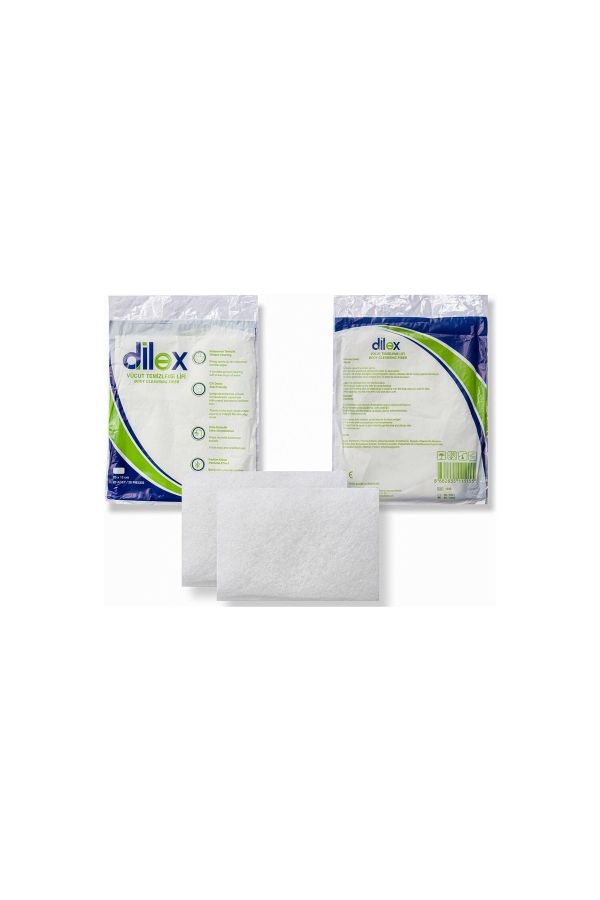 Şampuanlı Hasta Vücut Yıkama Temizleme Lifi 20li 1 Paket
