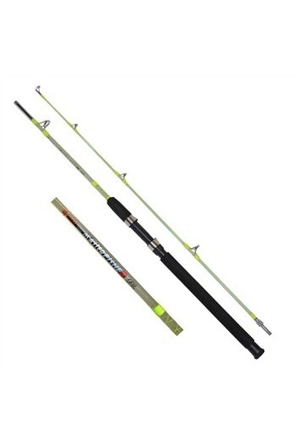 1433 Master Fisher Model 2 Parça Dolgu Vidalı Balıkçı Tekne Olta Kamışı 12lbs Atar 150 Cm