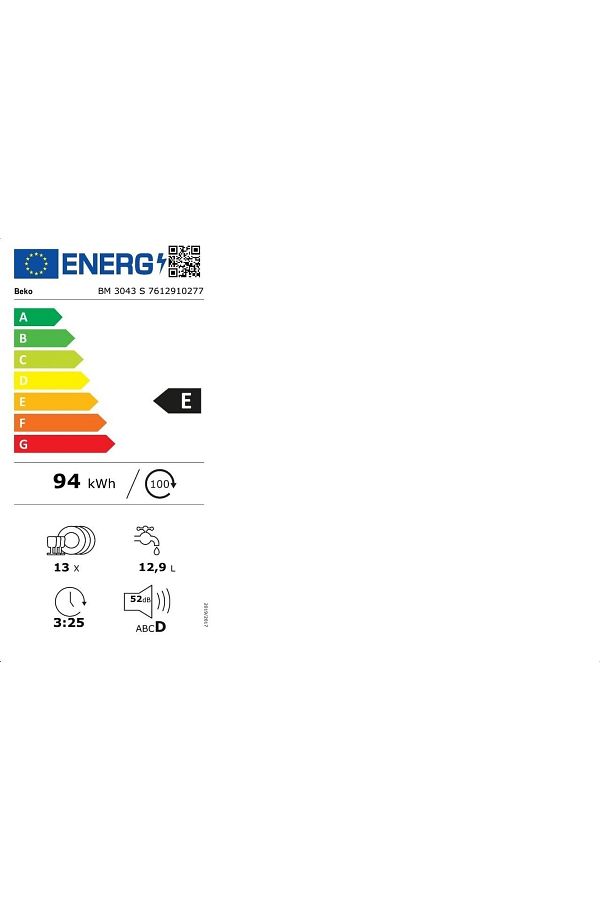 Beko Bm 3043 S 3 Programlı Bulaşık Makinesi - Görsel 2