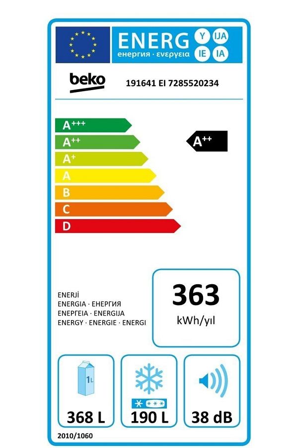 Beko 191641 Eı Gardırop Tipi Buzdolabı - Görsel 4