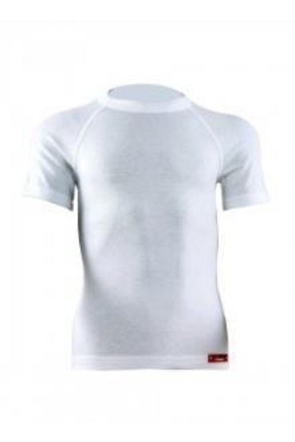 Unisex Çocuk Kar Beyaz Termal Kısa Kol Yuvarlak Yaka 2. Seviye İçlik 6-7 Yaş 9267