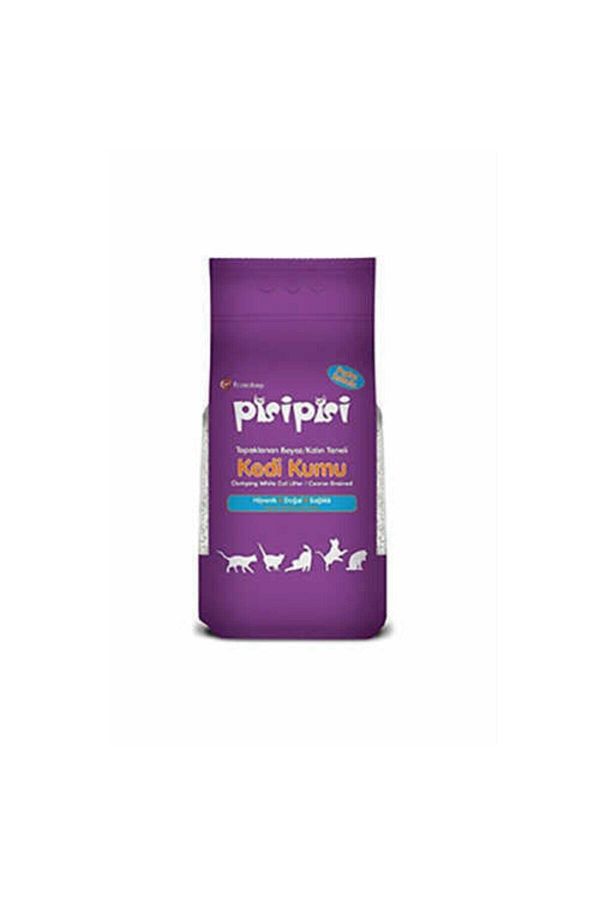Ince Taneli 12 lt 10 kg Pudra Kokulu Eczacıbaşı Pisi Pisi Kedi Kumu_0