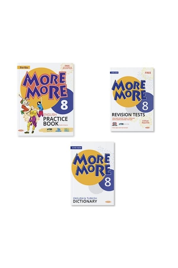 Kurmay Elt More And More 8. Sınıf English Practice Book Dictionary Revision Tests