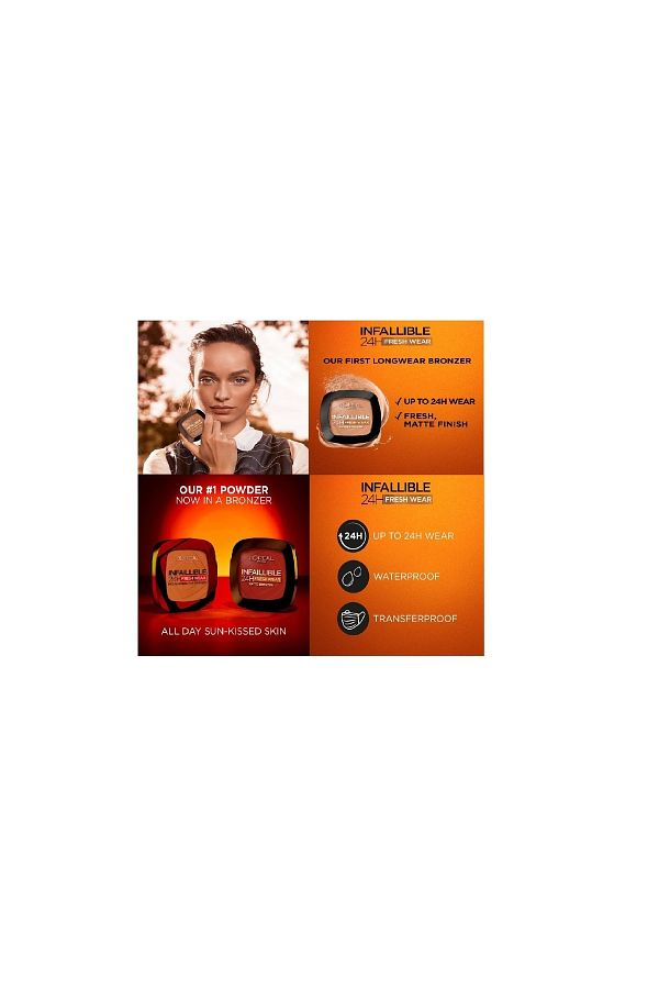 L’oreal Paris Infaillible 24h Fresh Wear Bronzlaştırıcı Pudra 250_1