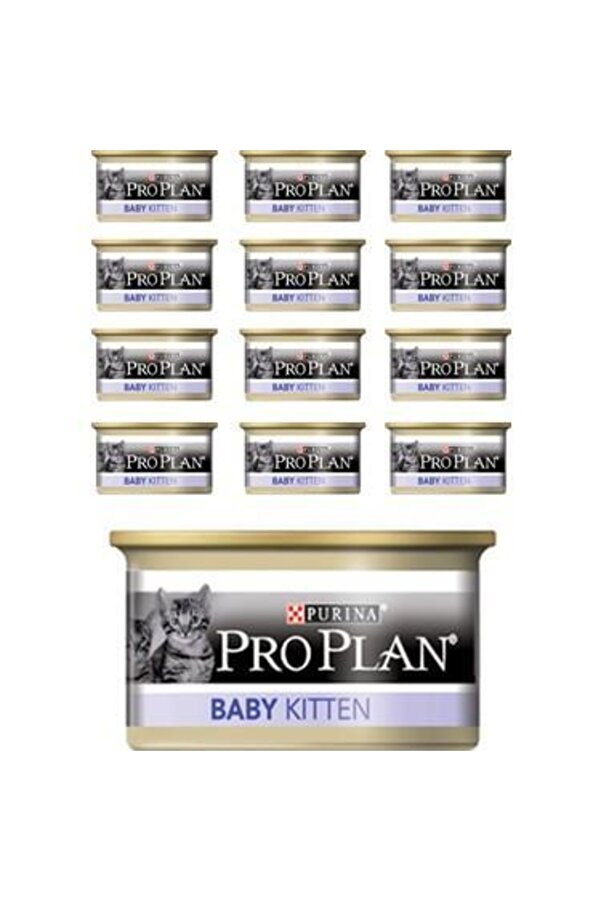 Pro Plan Pro Plan Baby Kitten Tavuk Etli 85 Gr X 12 Adet Patitalya Petshop