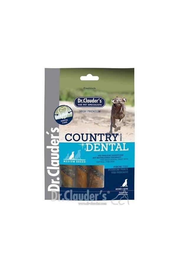 Dr.clauders Country Dental Balıklı Köpek Ödülü 100 Gr Bizim City Petshop