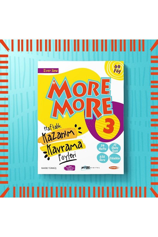 More & More 3.sınıf Englısh Kazanım Kavrama Föyleri (44 Föy)_0