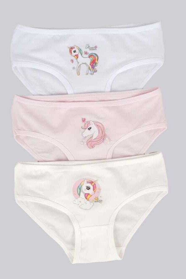 Tabami 3'lü Kız Slip Set