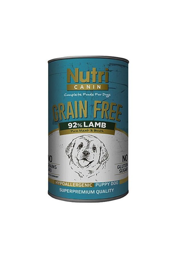 Tahılsız Puppy Kuzu Etli Köpek Konservesi 400 gr Bizim City Petshop
