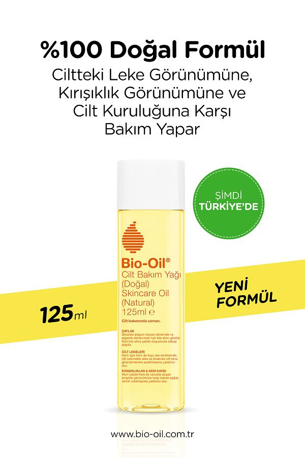 Natural Cilt Bakım Yağı 125 ml