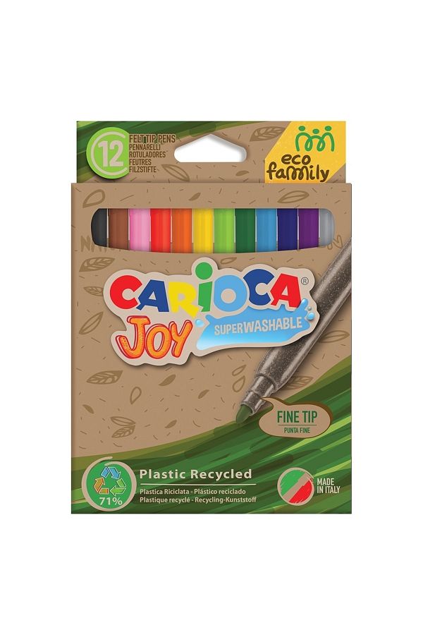 Ecofamily Joysüper Yıkanabilir Keçeli 12li