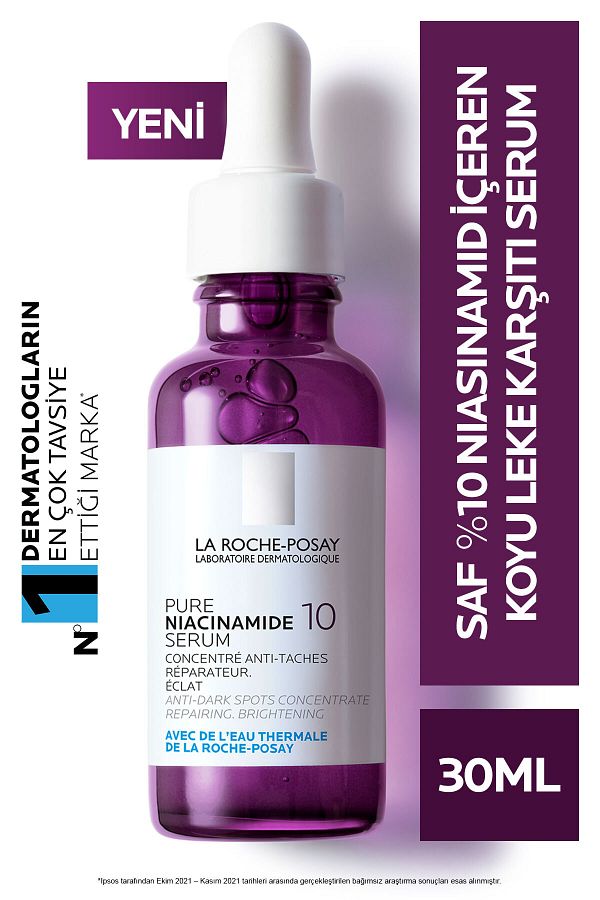 Saf Niacinamide 10 Koyu Leke Karşıtı Serum 30 ml