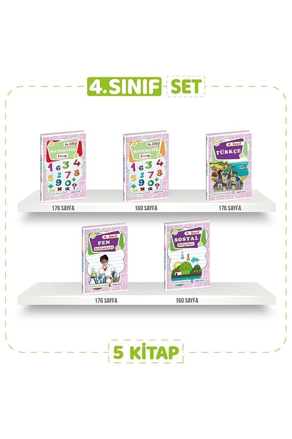 Mavi Deniz 4. Sınıf 5 Kitap Set