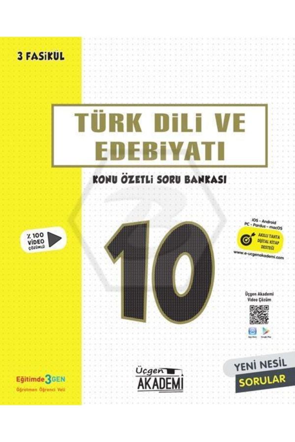10. Sınıf Türk Dili Ve Edebiyatı - Konu Özetli Soru Bankası - 2