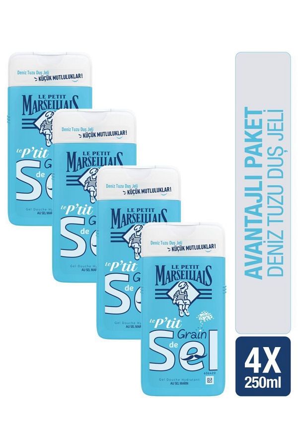 Lpm Bonheur Serisi Deniz Tuzu Duş Jeli 250 Ml X 4 Ali Özkan Tr