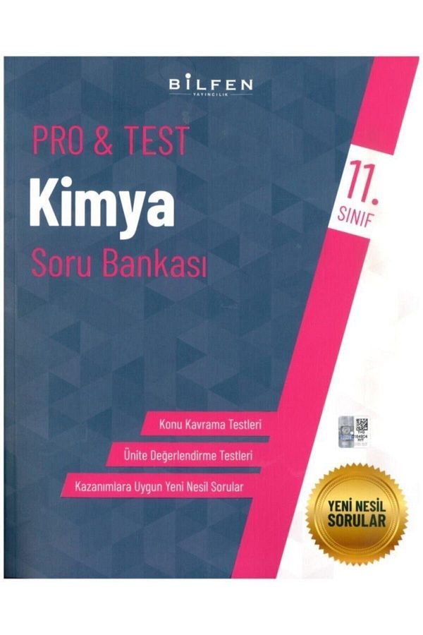 11.sınıf Pro Test Kimya Soru Bankası Kitabı