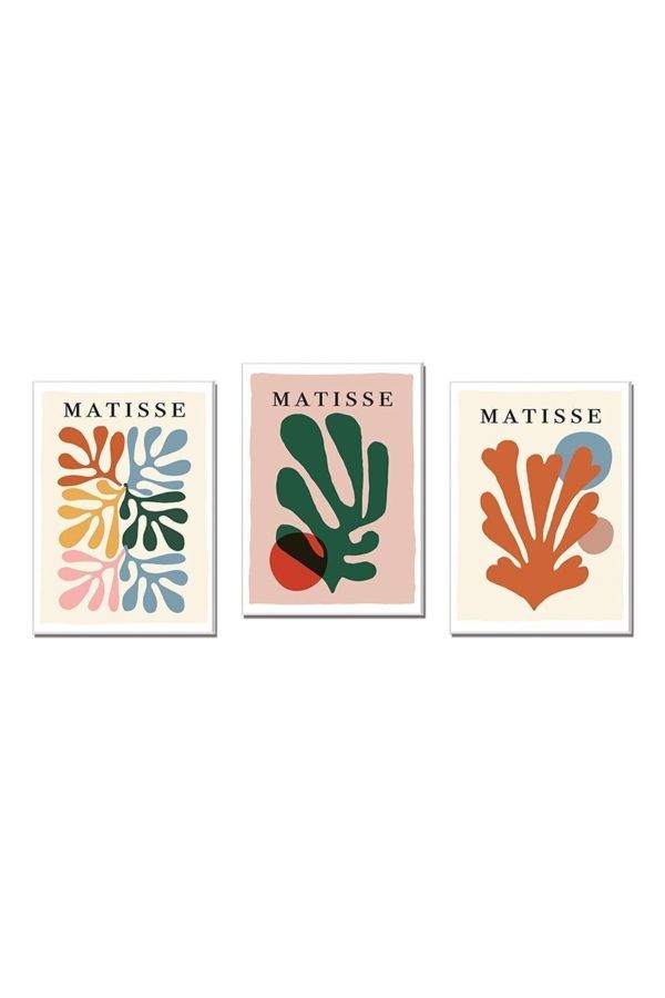 Henry Matisse Seri 2 Kanvas Tablolar