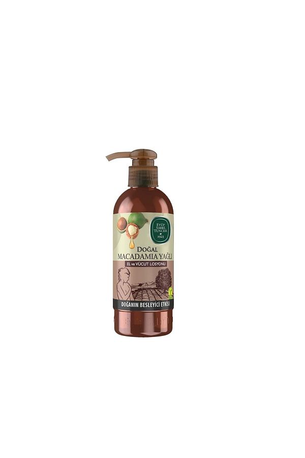 Doğal Macadamia Yağlı El Ve Vücut Losyonu 250ml