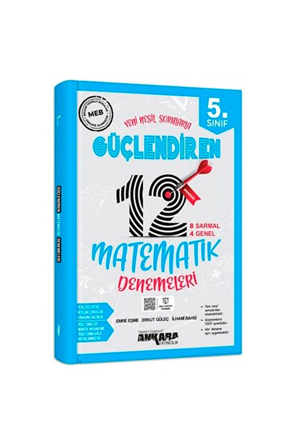 Ankara Yayınları 5. Sınıf Matematik Güçlendiren 12 Deneme