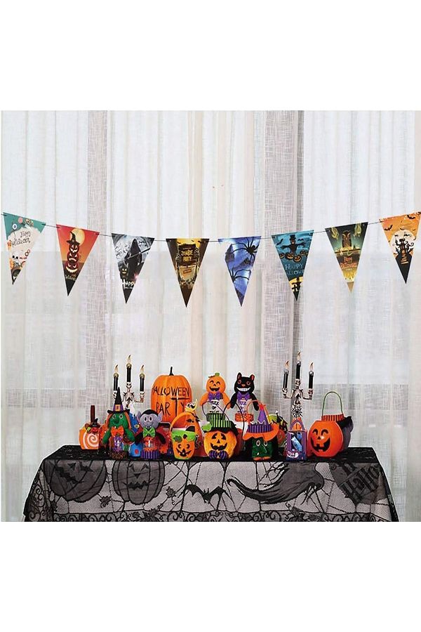 Halloween Cadılar Bayramı Flama Bayrak Banner Halloween Baskılı Parti Süsleri 170cm
