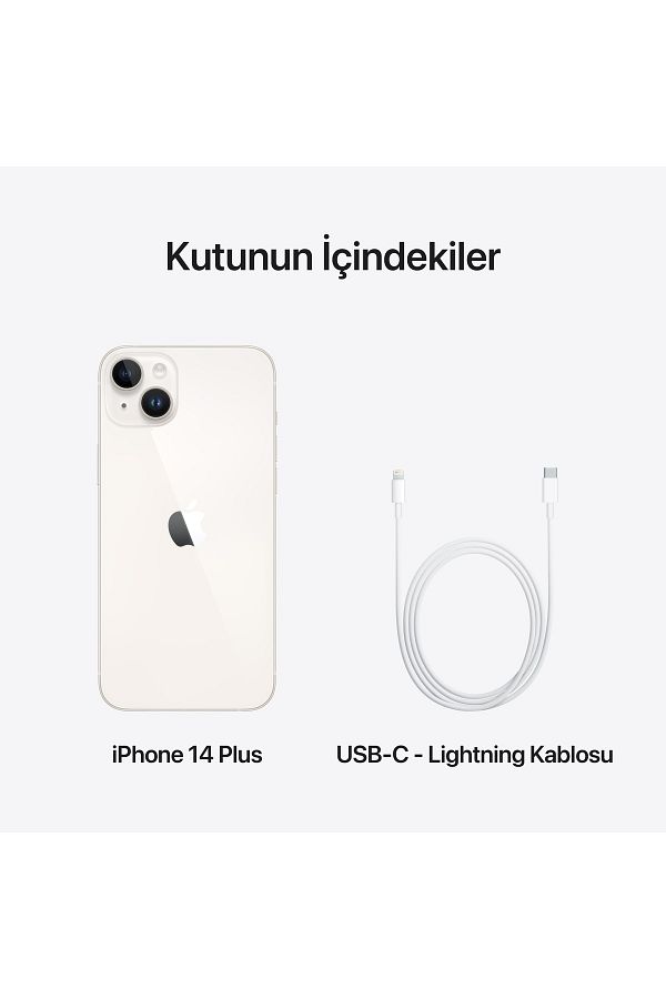 Apple iPhone 14 Plus 128 GB Yıldız Işığı - Görsel 9